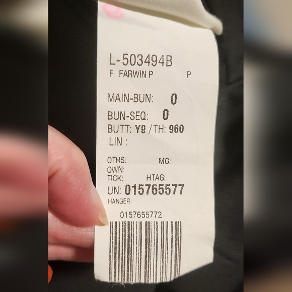 VINTAGE Chaps Ralph Lauren Men's Pleated Front Dress Pants Size 35 X 32 Black - Picture 7 of 9